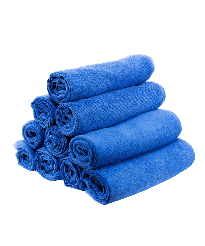 Mikrofaser 40x40 cm - Blau 300 GSM, 10 Stk.