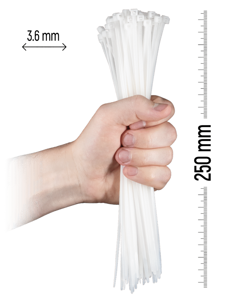 250×3,6 mm Weiß