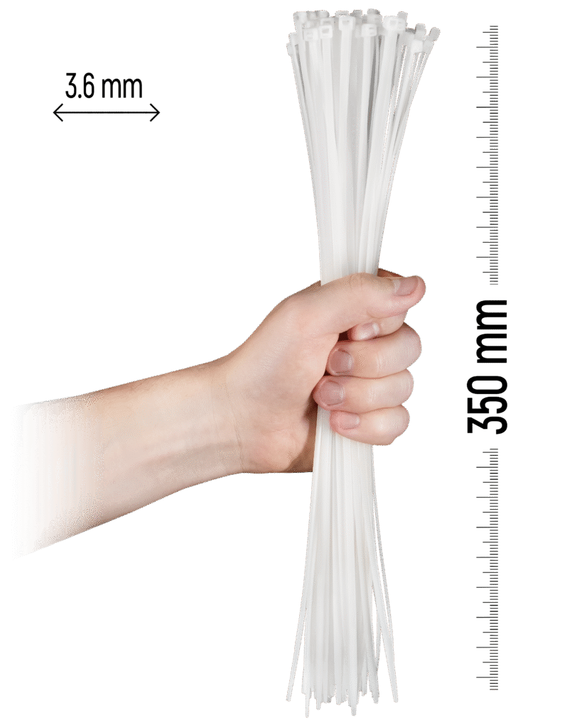 350×3,6 mm Weiß