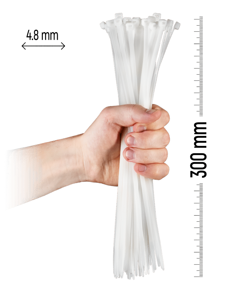 300×4,8 mm Weiß