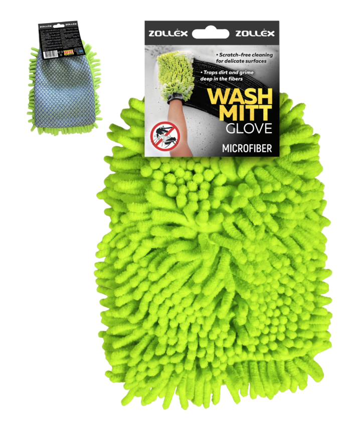 Mikrofaserwäsche - Chenille-Waschhandschuh