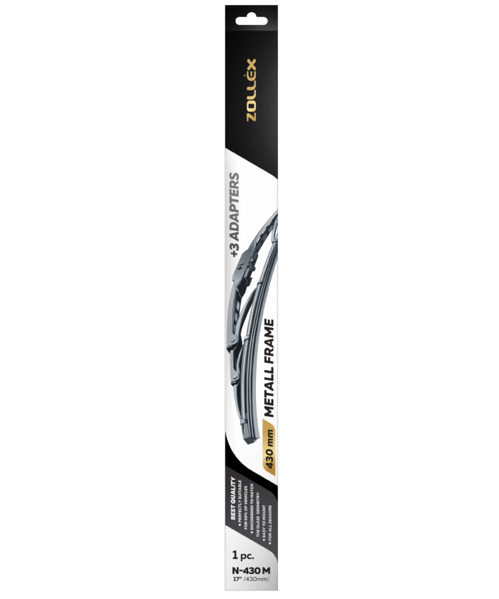 Metallrahmen-Scheibenwischer - 17″ (430 mm)