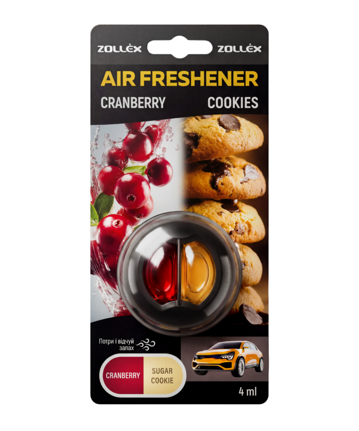 Lufterfrischer mit zwei Kammern - Cranberry & Cookie